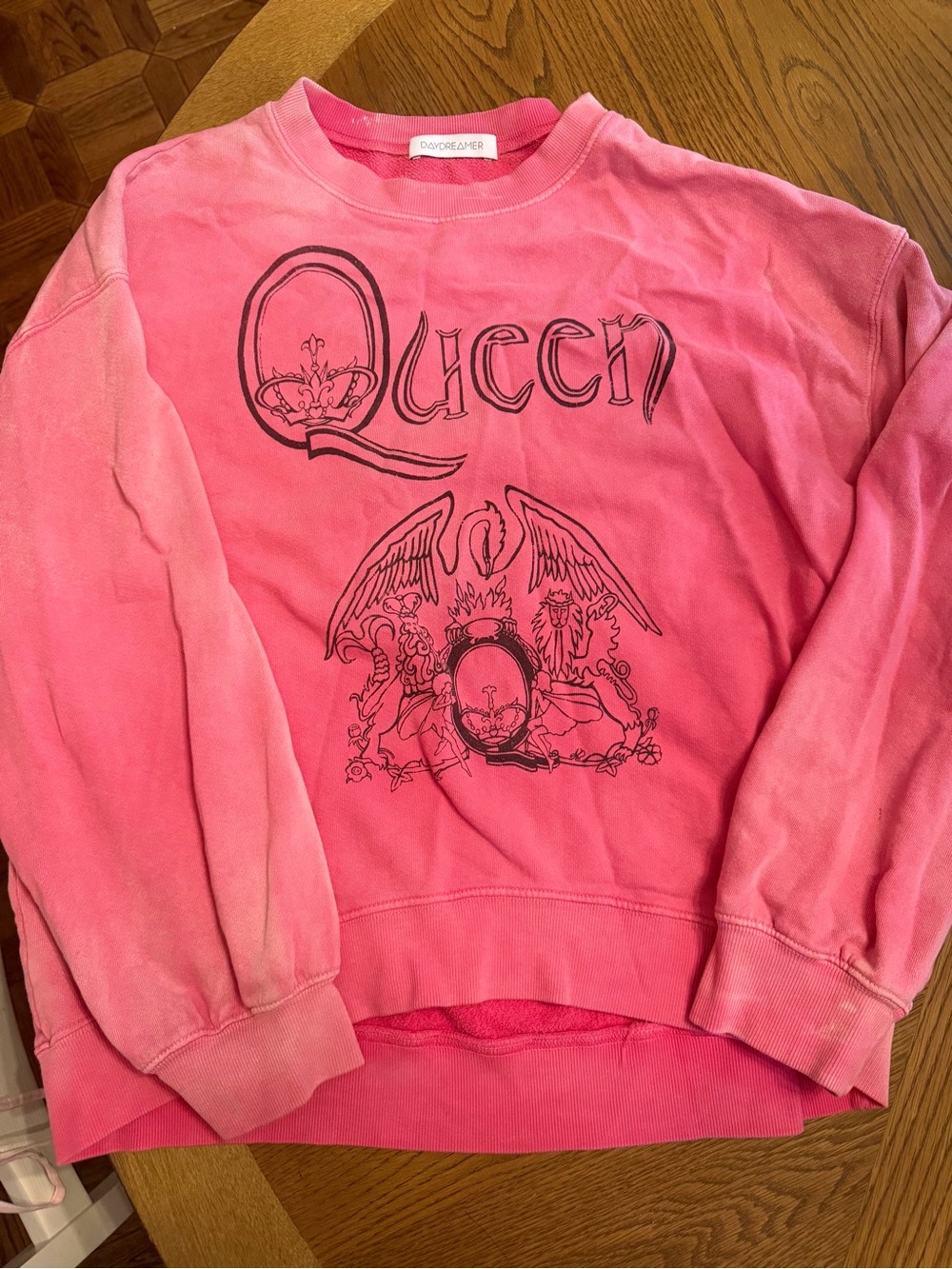 Queen Daydreamer Pink Crewneck